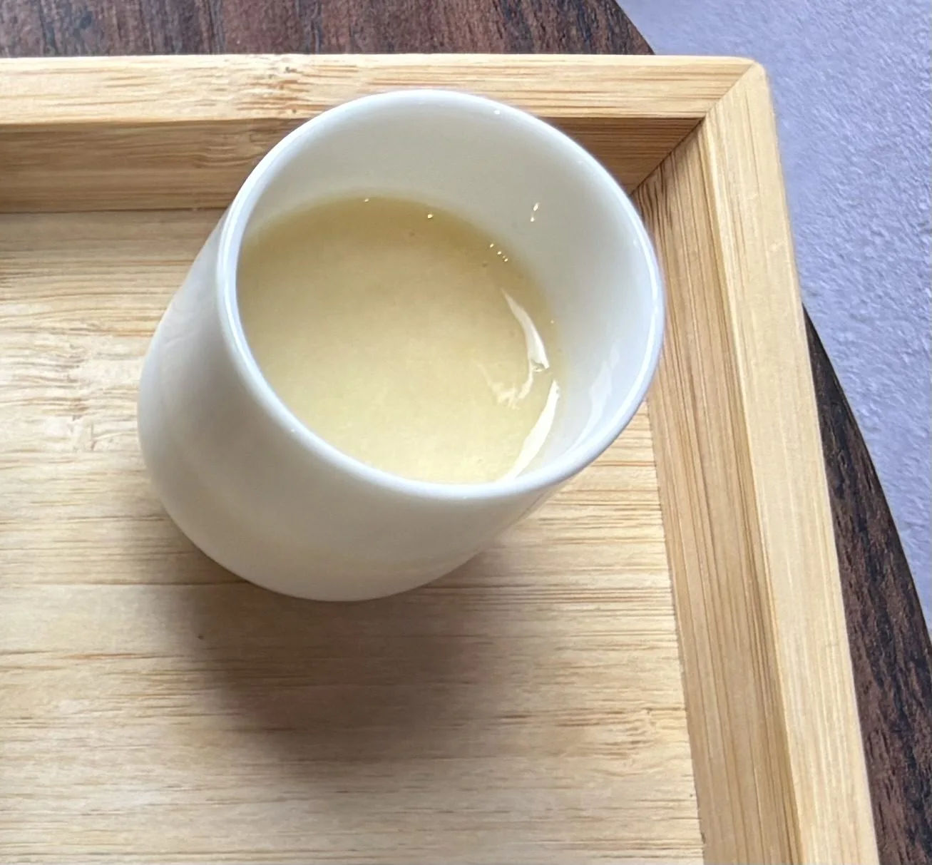 CAFUNE'の日替わり定食についてくる食前の甘酒