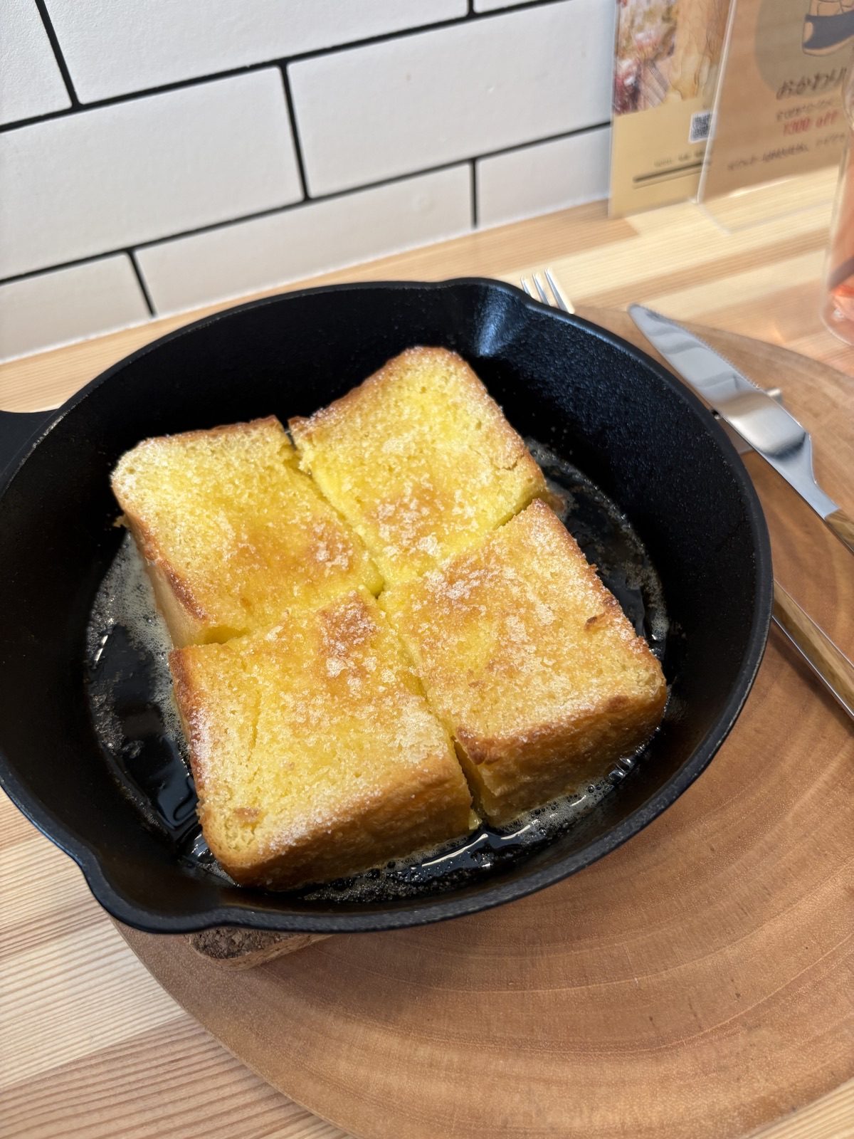 OHANA!のフレンチトースト・スキレット仕立て